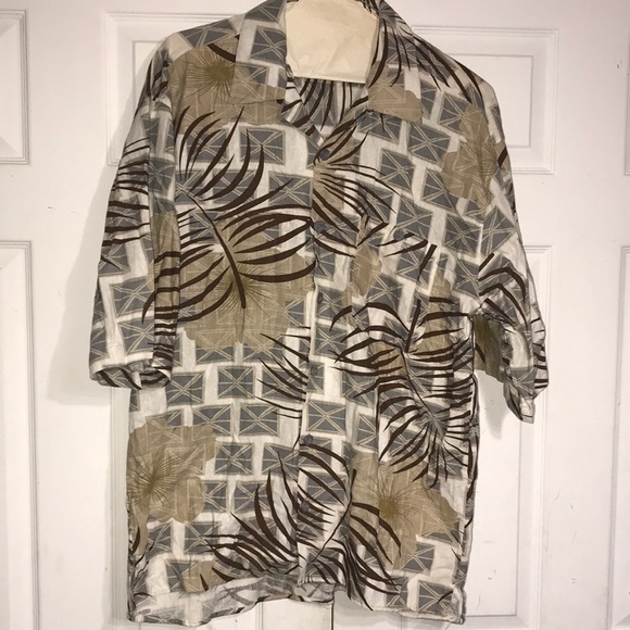 Men’s Linen-Blend Shirt - Picture 1 of 6